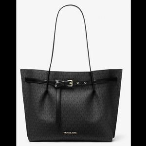 Michael Kors Emilia Large Logo Tote Hand Bag